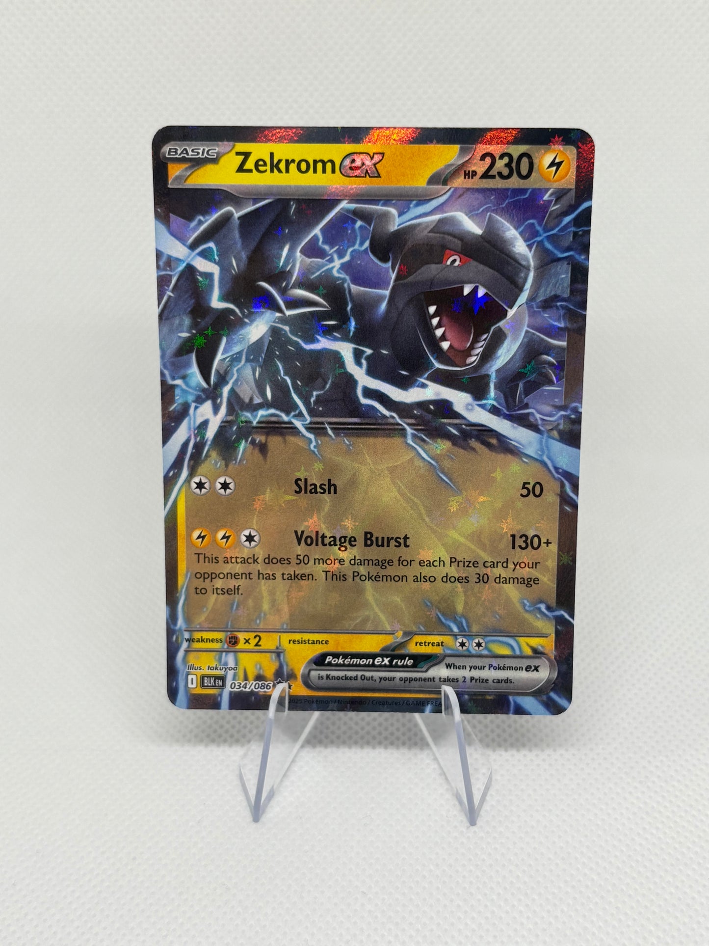Zekrom ex #34 Pokemon Black Bolt