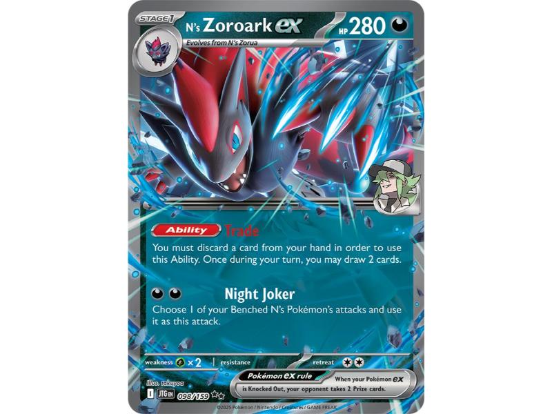 N's Zoroark ex #98 Pokemon Journey Together