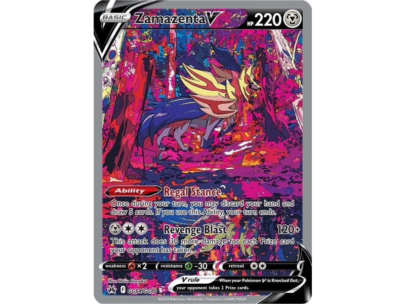 Zamazenta V #GG54 Pokemon Crown Zenith