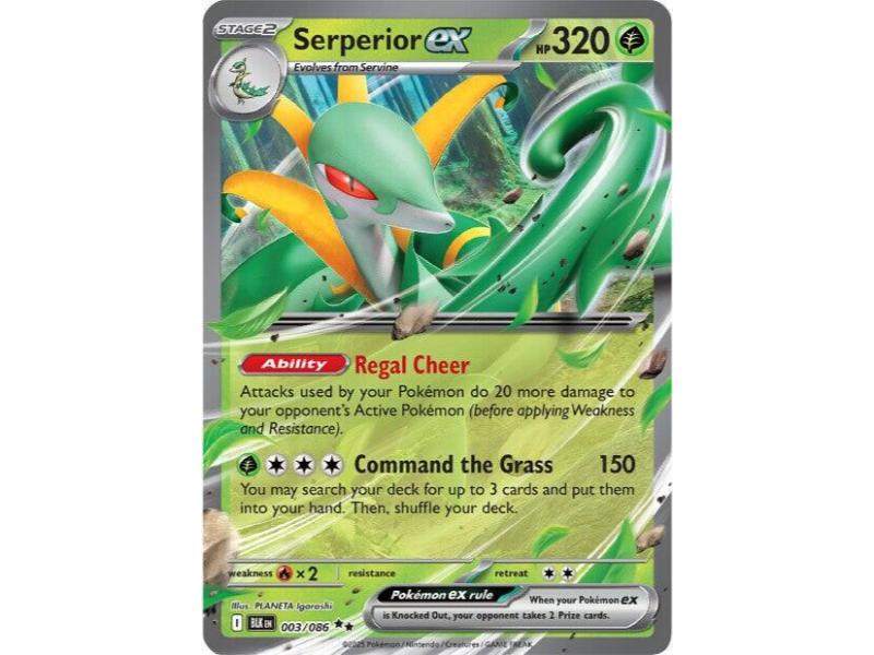 Serperior ex #3 Pokemon Black Bolt