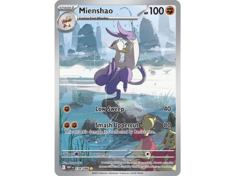 Mienshao #134 Pokemon White Flare