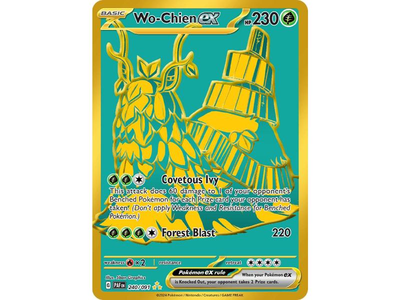 Wo-Chien ex #240 Pokemon Paldean Fates