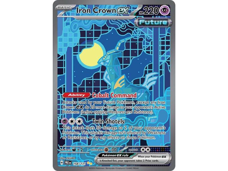 Iron Crown ex #158 Pokemon Prismatic Evolutions