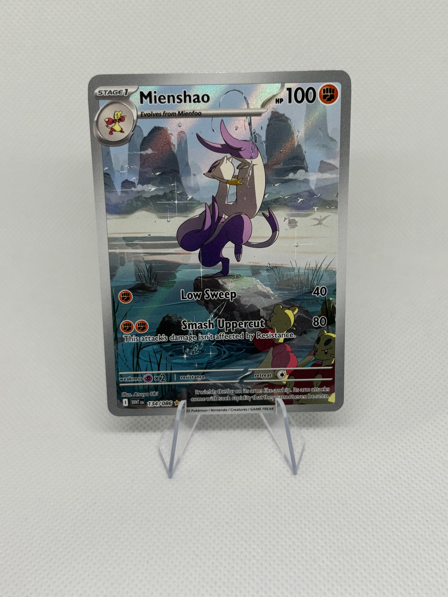 Mienshao #134 Pokemon White Flare