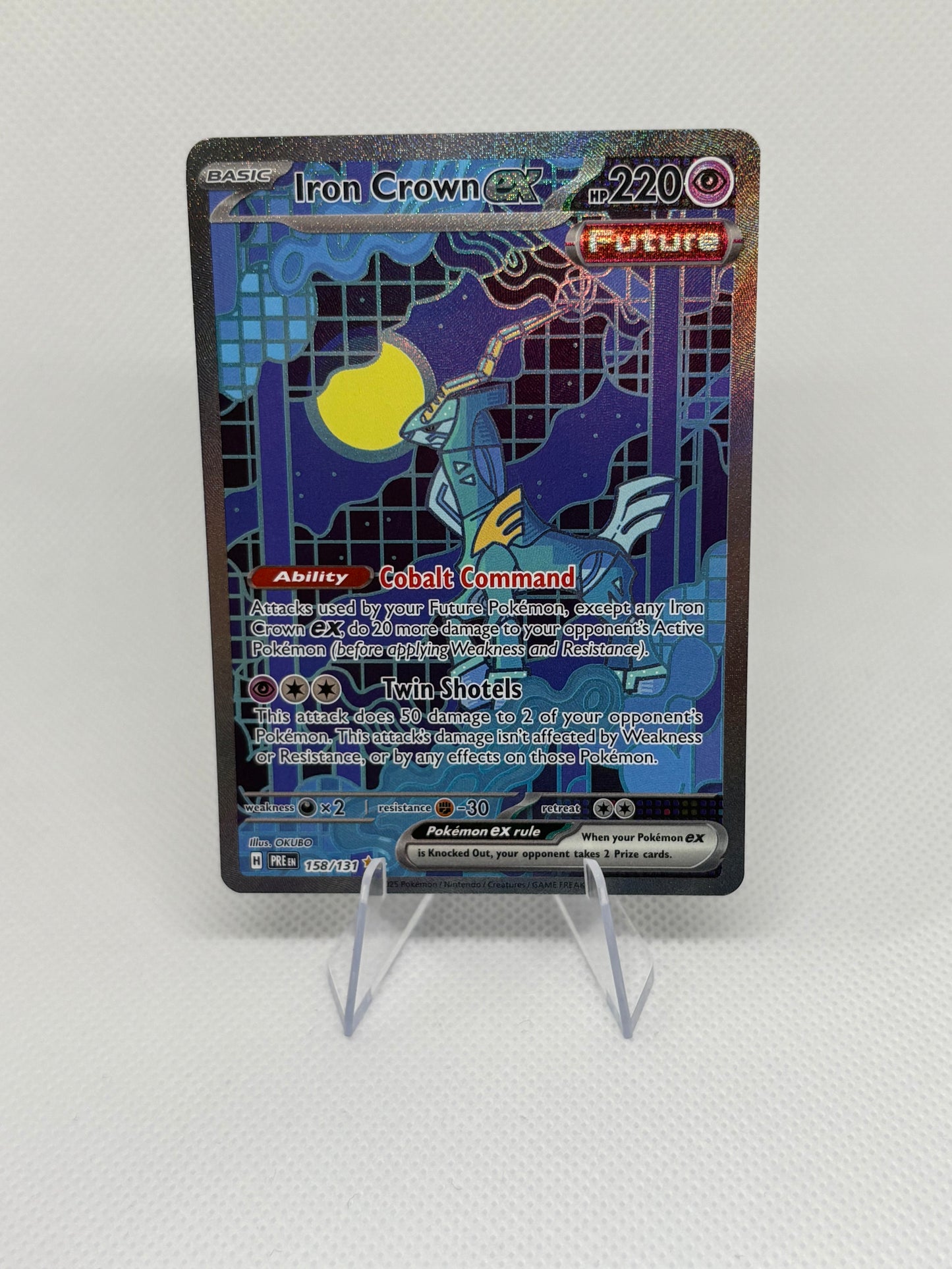Iron Crown ex #158 Pokemon Prismatic Evolutions