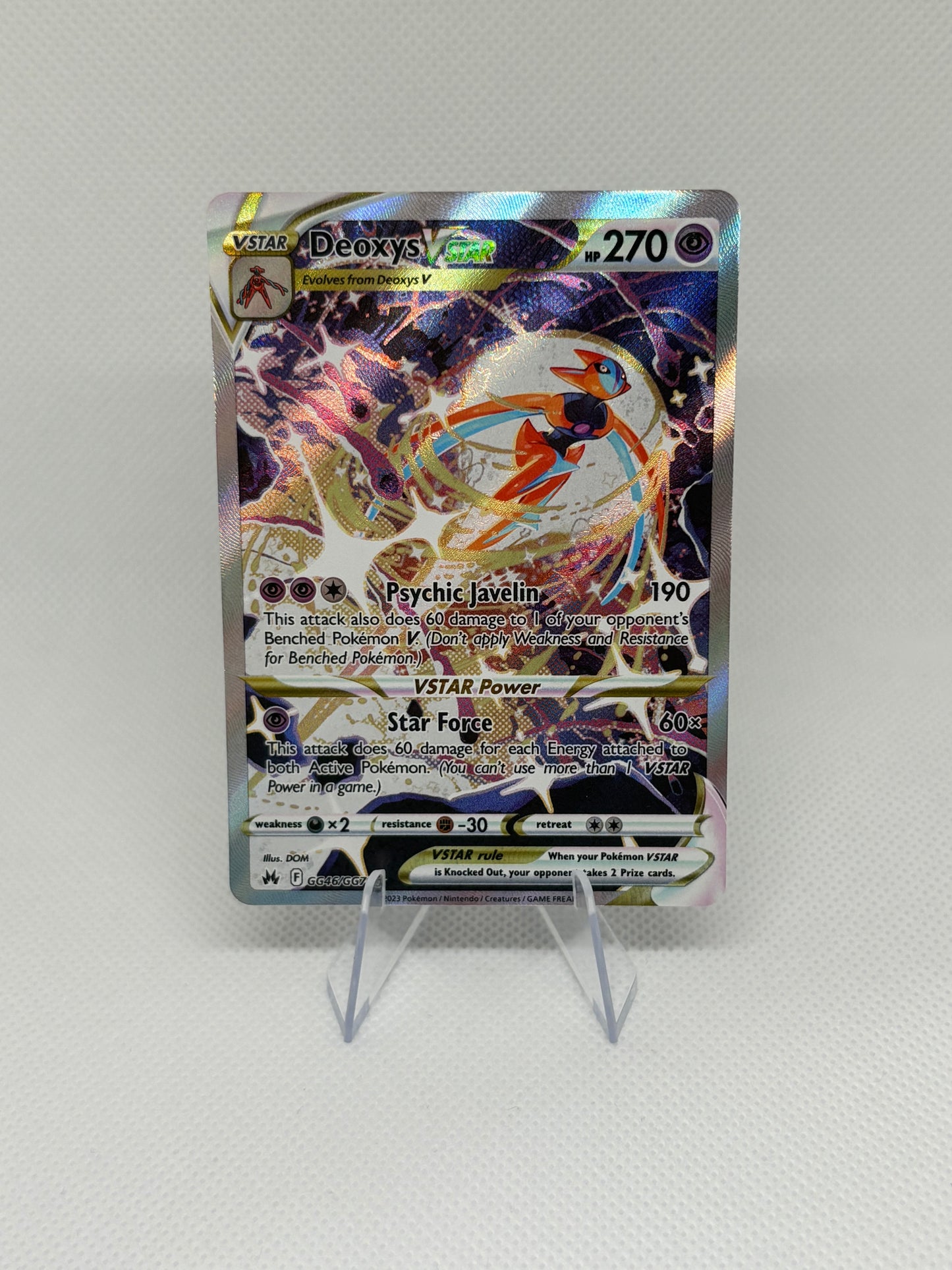 Deoxys VSTAR #GG46 Pokemon Crown Zenith