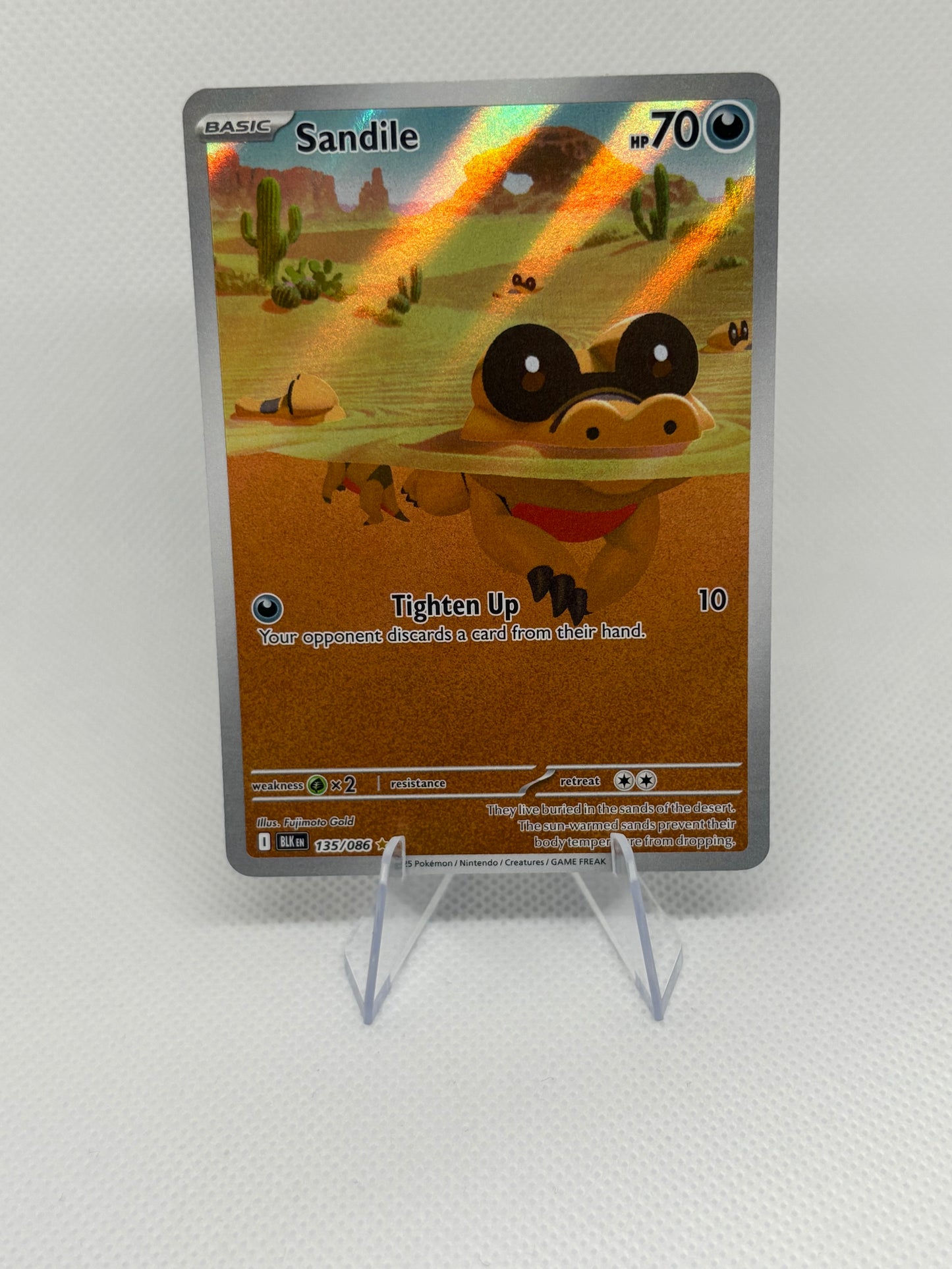 Sandile #135 Pokemon Black Bolt