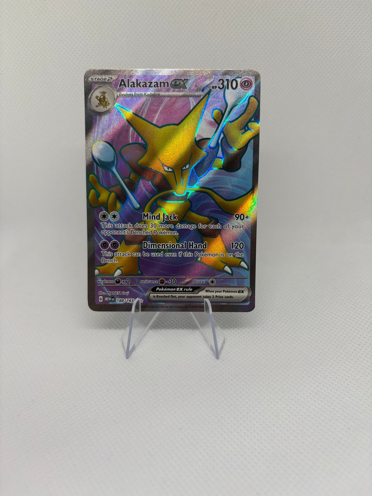 Alakazam ex #188 Pokemon Scarlet & Violet 151