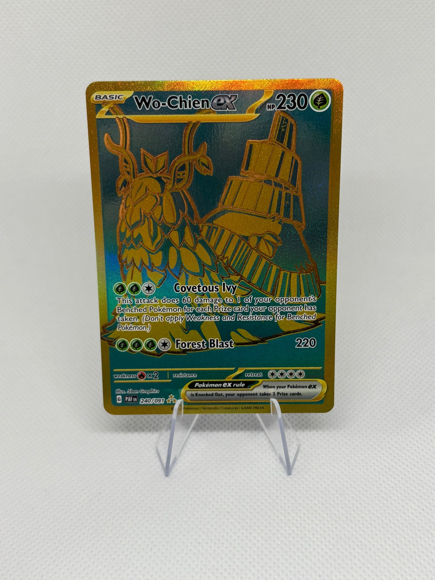 Wo-Chien ex #240 Pokemon Paldean Fates