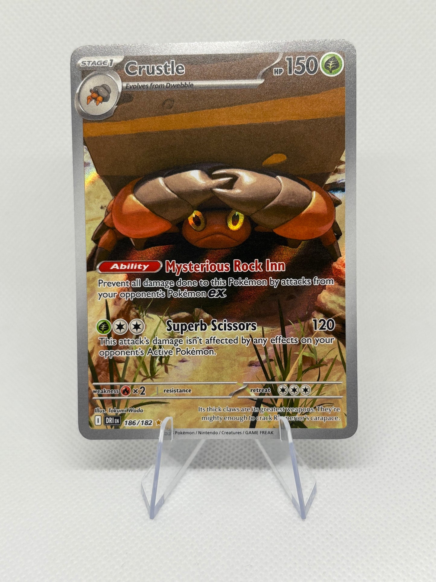 Crustle #186 Pokemon Destined Rivals
