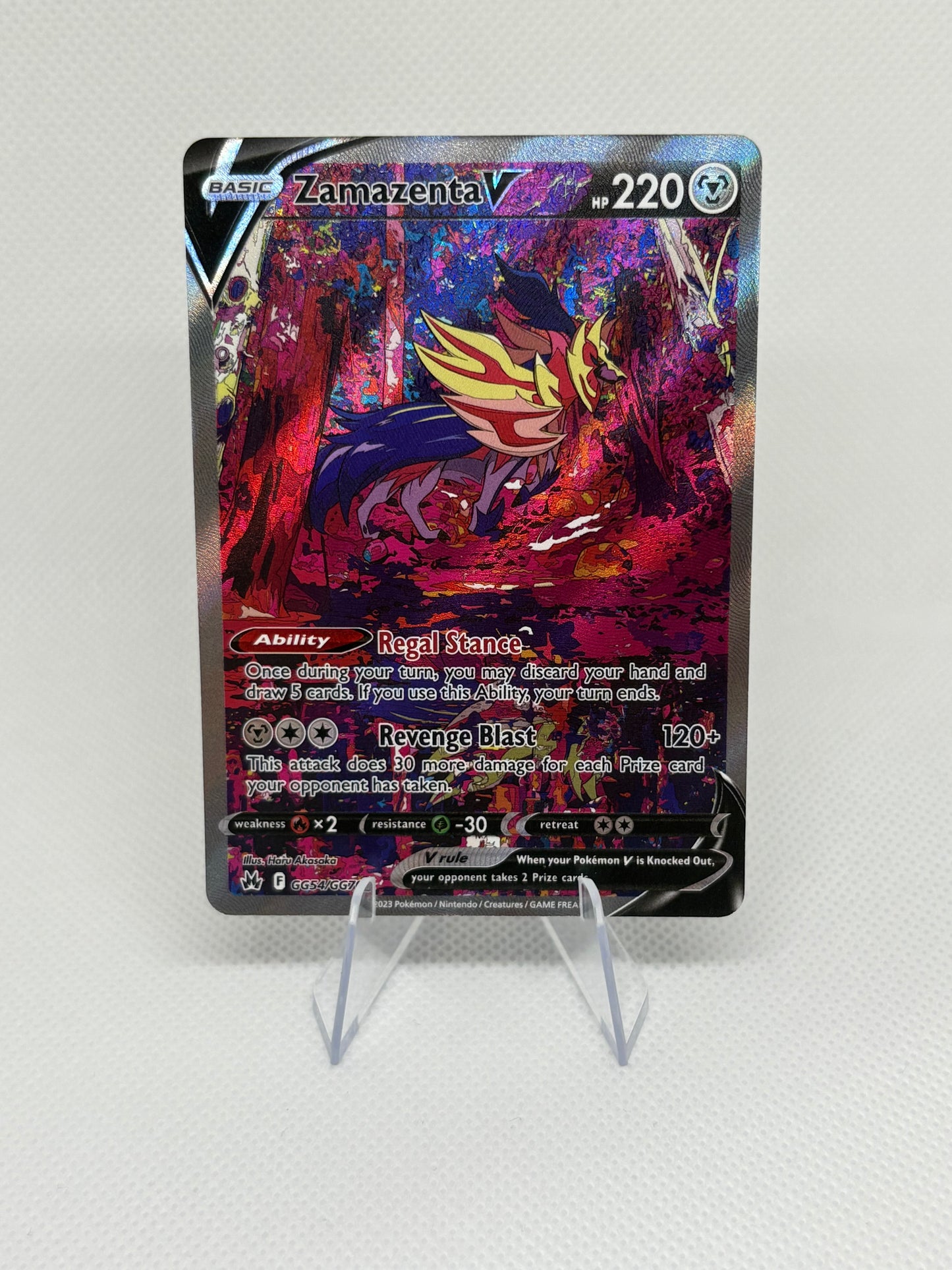 Zamazenta V #GG54 Pokemon Crown Zenith