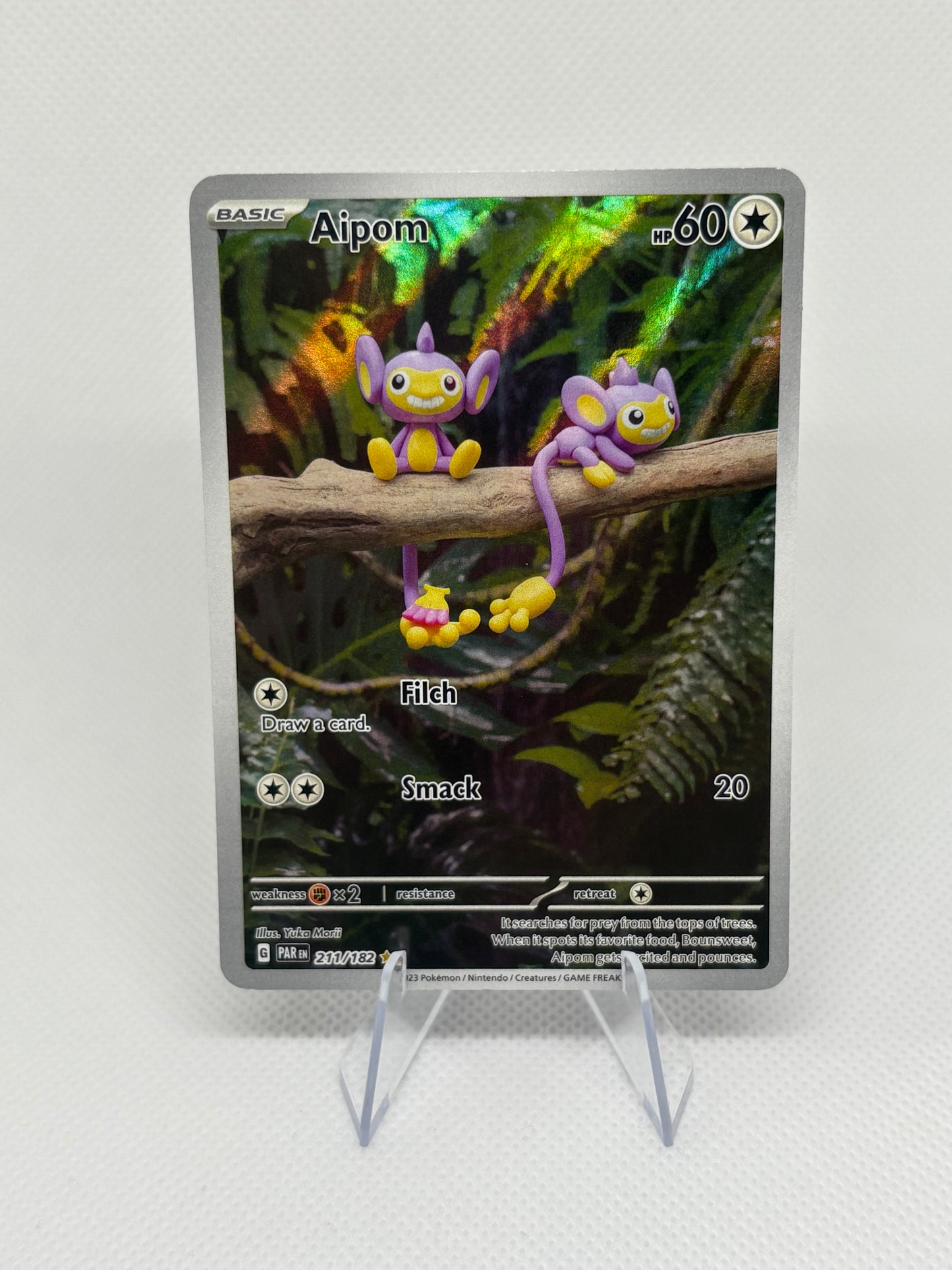Aipom #211 Pokemon Paradox Rift