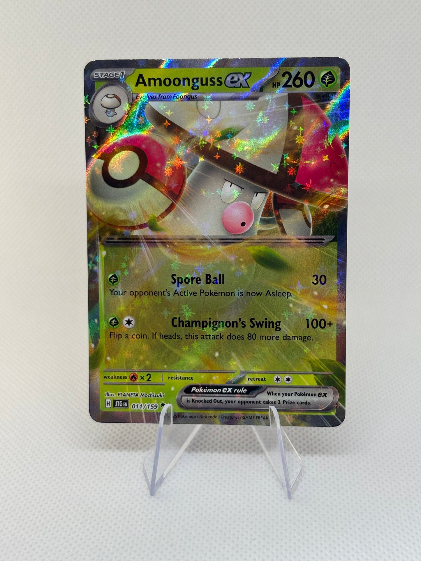 Amoonguss ex #11 Pokemon Journey Together