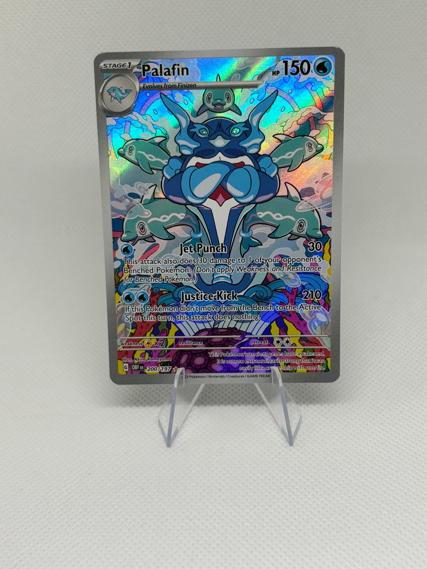Palafin #200 Pokemon Obsidian Flames