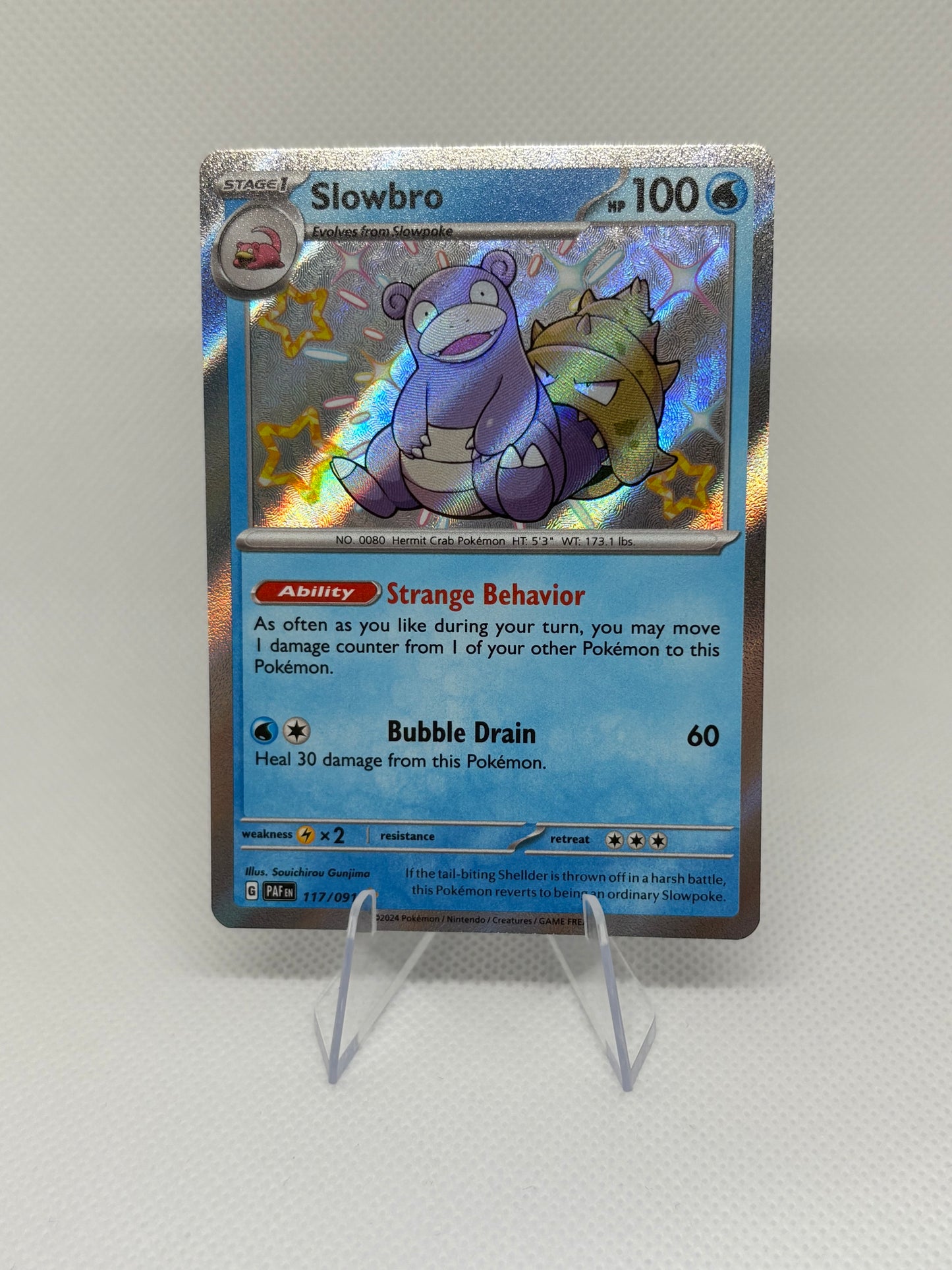 Slowbro #117 Pokemon Paldean Fates