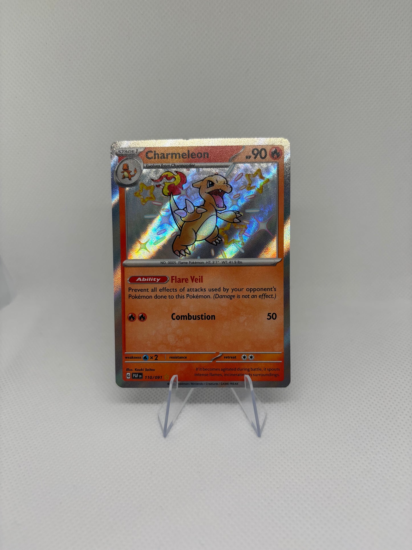 Charmeleon #110 Pokemon Paldean Fates