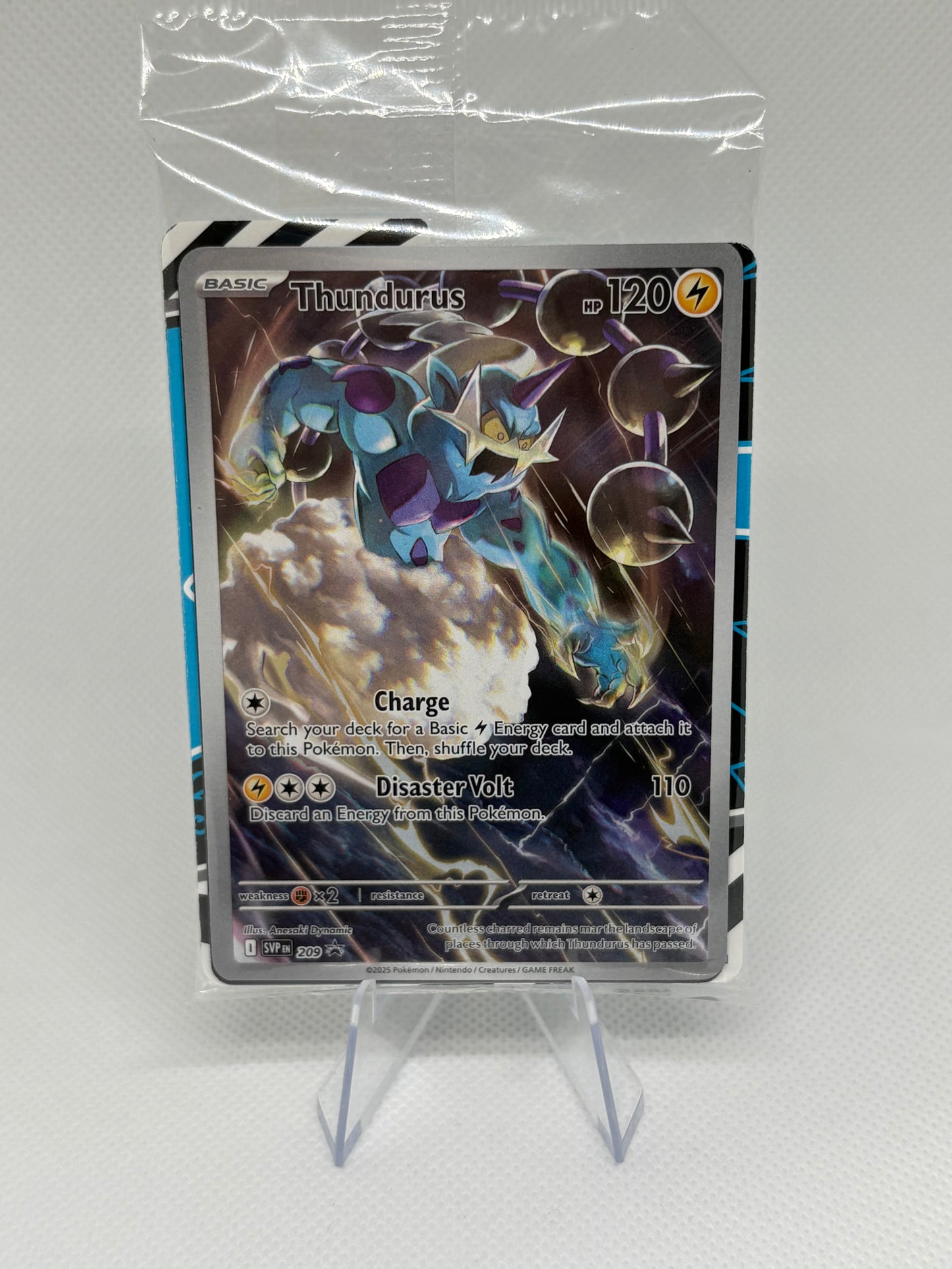 Thundurus #209 Pokemon Promo Black bolt
