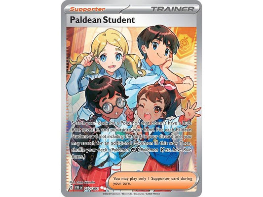 Paldean Student #230 Pokemon Paldean Fates