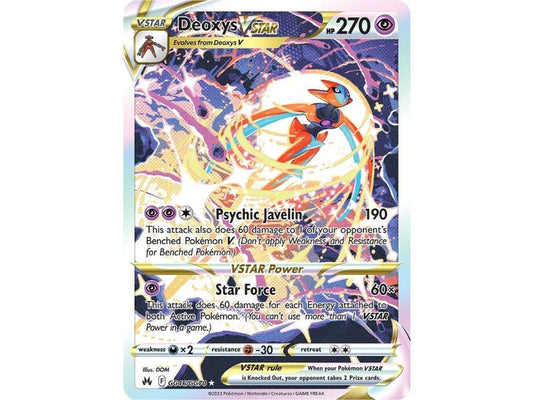Deoxys VSTAR #GG46 Pokemon Crown Zenith
