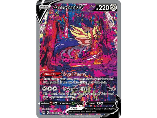 Zamazenta V #GG54 Pokemon Crown Zenith
