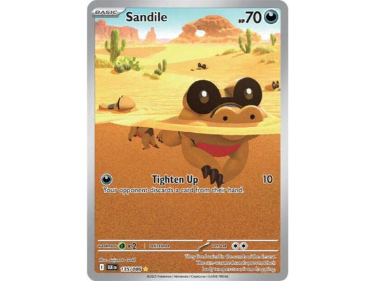 Sandile #135 Pokemon Black Bolt