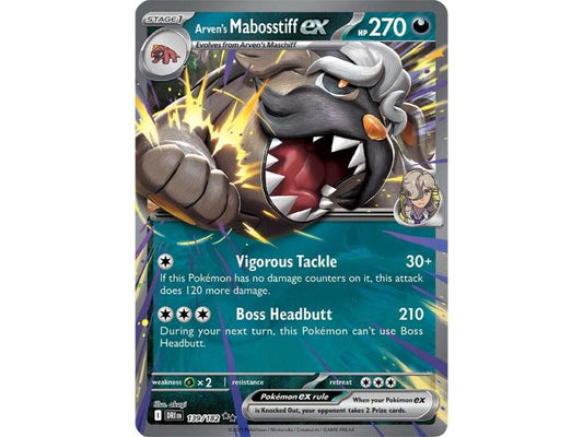 Arven's Mabosstiff ex #139 Pokemon Destined Rivals