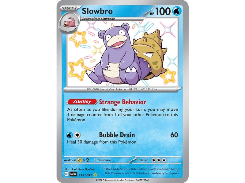Slowbro #117 Pokemon Paldean Fates