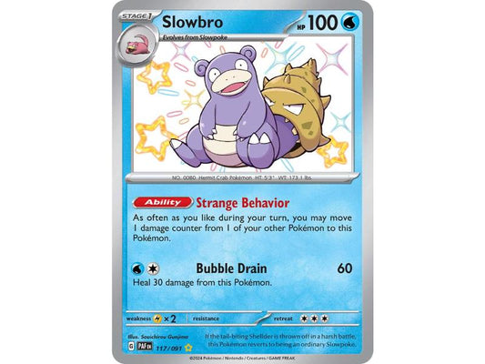 Slowbro #117 Pokemon Paldean Fates