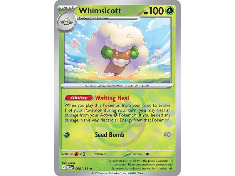 Whimsicott [Master Ball] #8 Pokemon Prismatic Evolutions