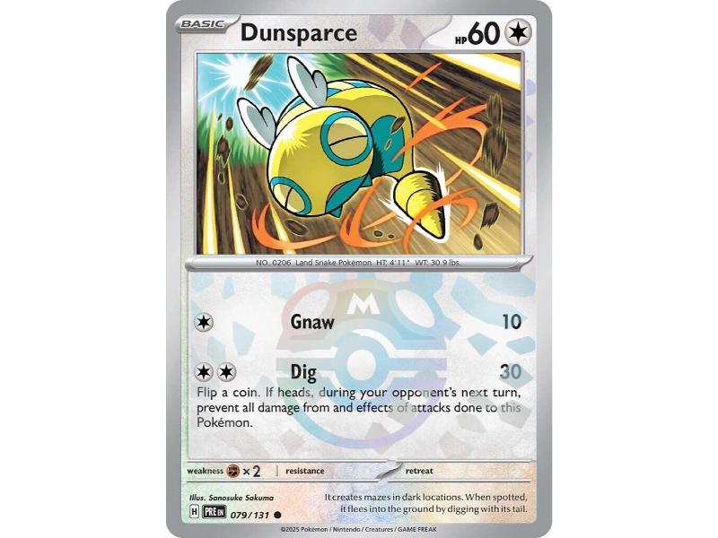 Dunsparce [Master Ball] #79 Pokemon Prismatic Evolutions
