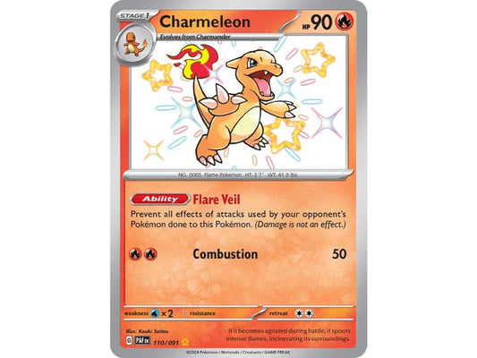 Charmeleon #110 Pokemon Paldean Fates