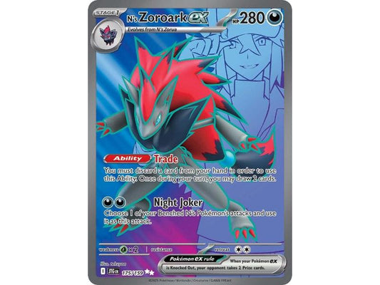 N's Zoroark Ex #175 Pokemon Journey Together