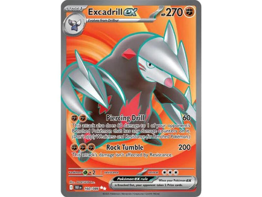 Excadrill ex #160 Pokemon Black Bolt