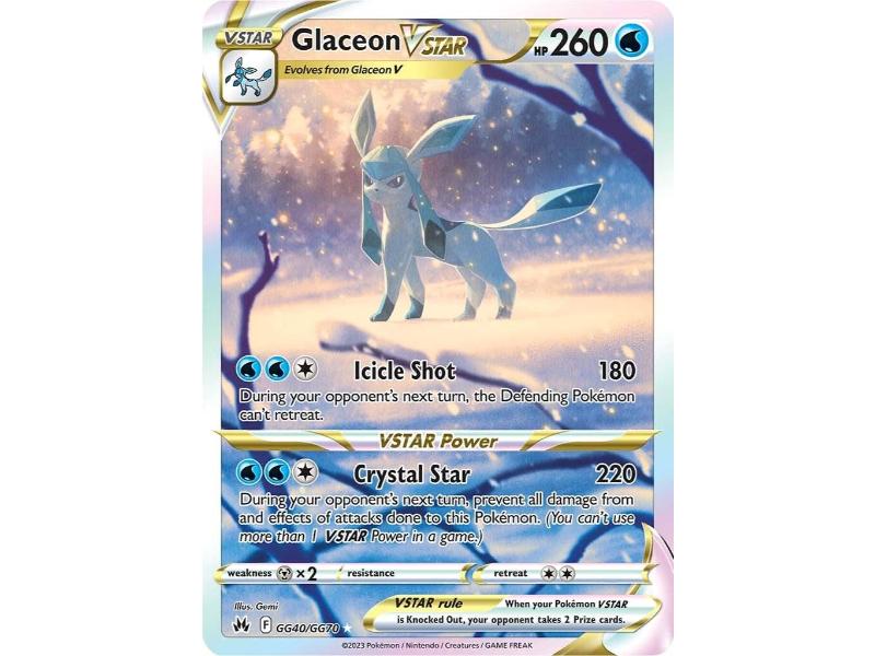 Glaceon VSTAR #GG40 Pokemon Crown Zenith