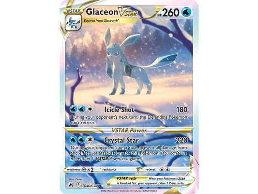 Glaceon VSTAR #GG40 Pokemon Crown Zenith