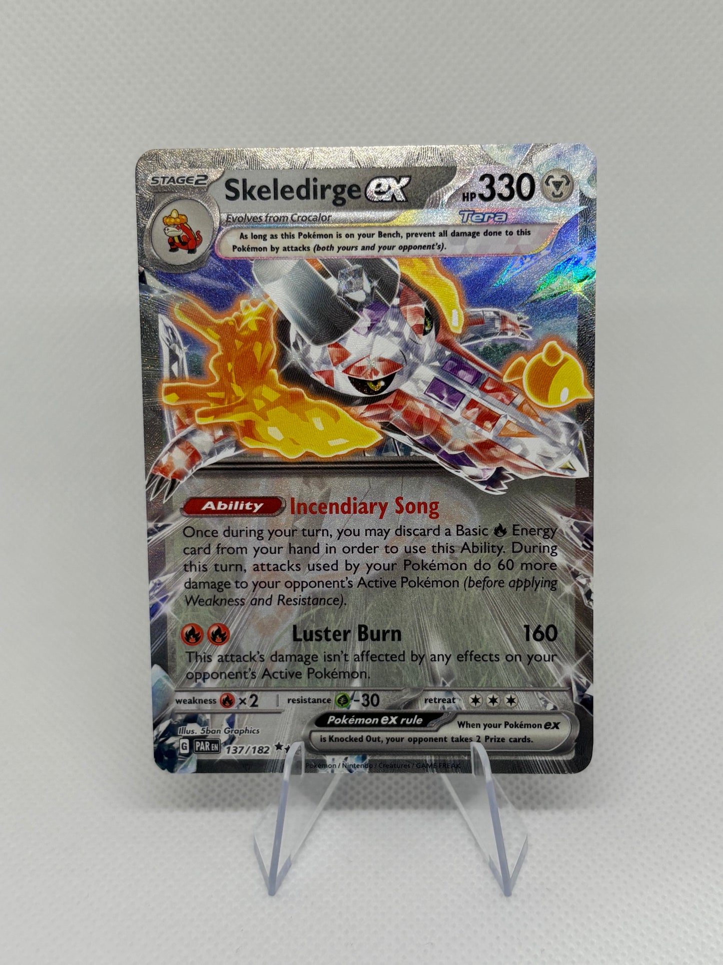 Skeledirge ex [Holo] #137 Pokemon Paradox Rift