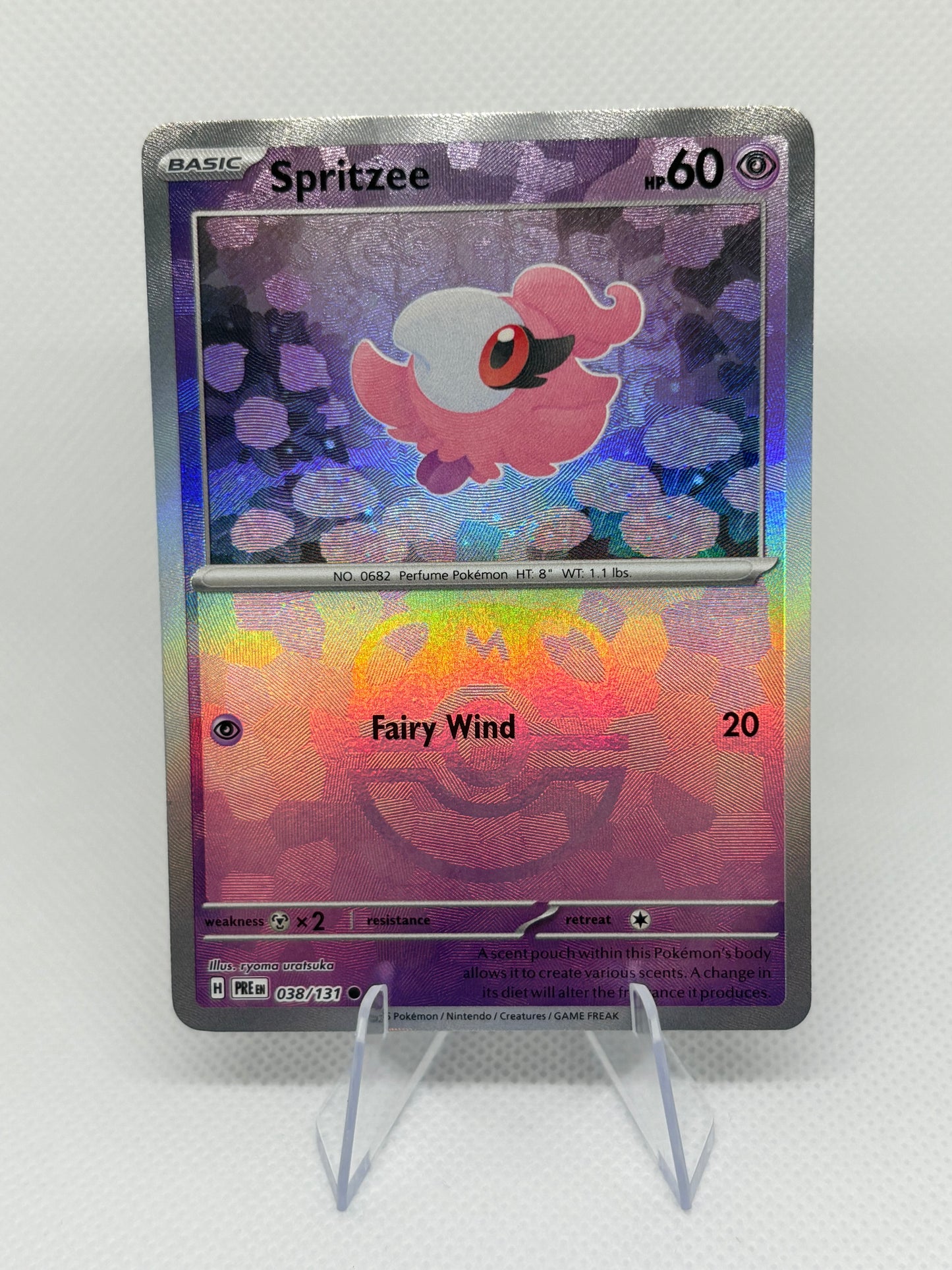 Spritzee [Master Ball] #38 Pokemon Prismatic Evolutions