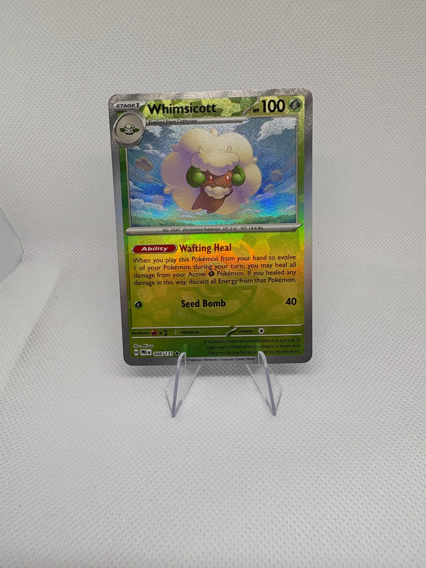 Whimsicott [Master Ball] #8 Pokemon Prismatic Evolutions