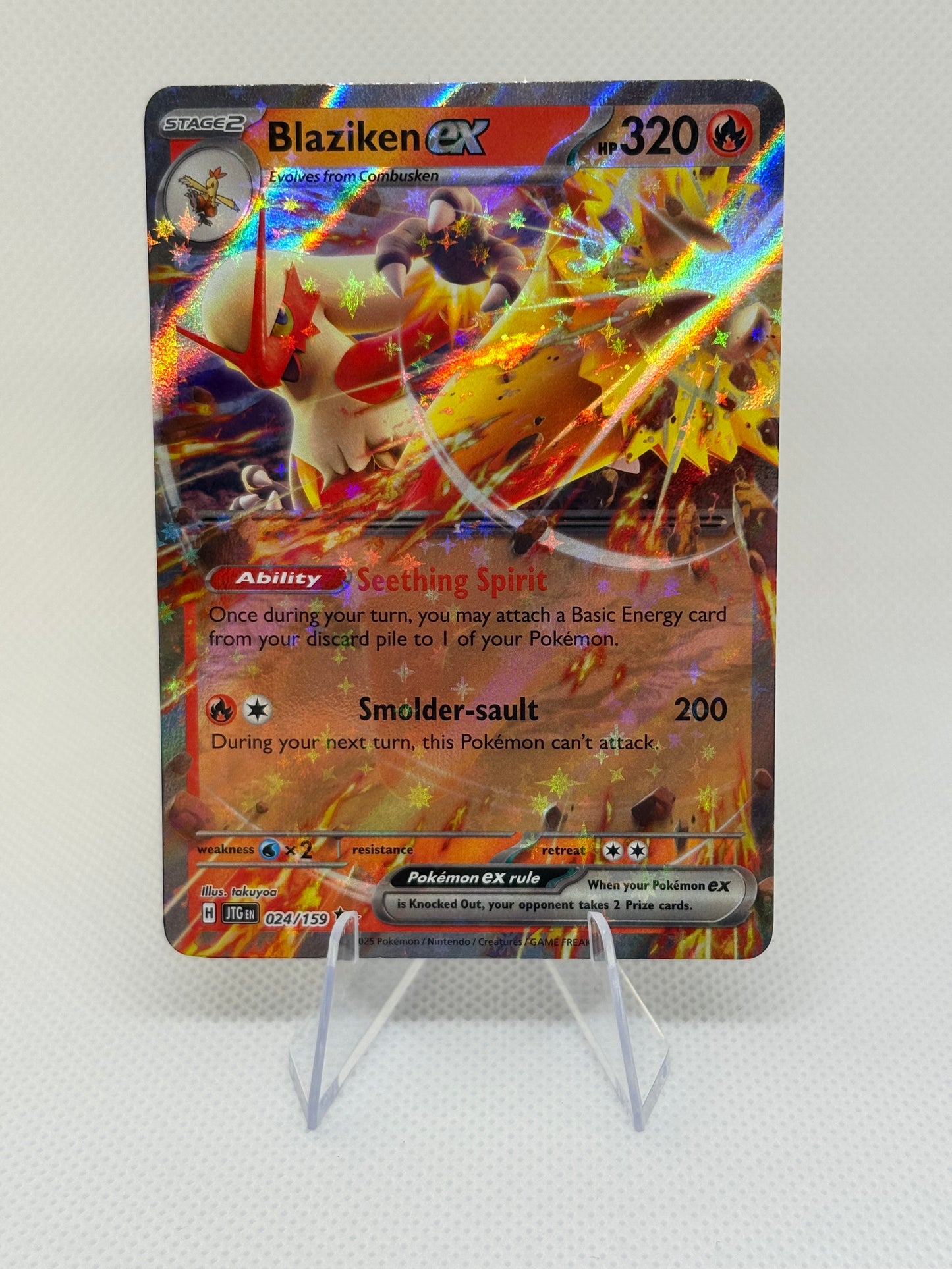 Blaziken ex #24 Pokemon Journey Together