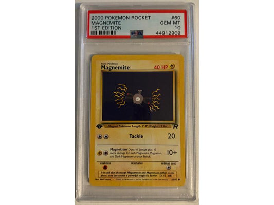 PSA 10 Magnemite [1st Edition] #60 Pokemon Team Rocket